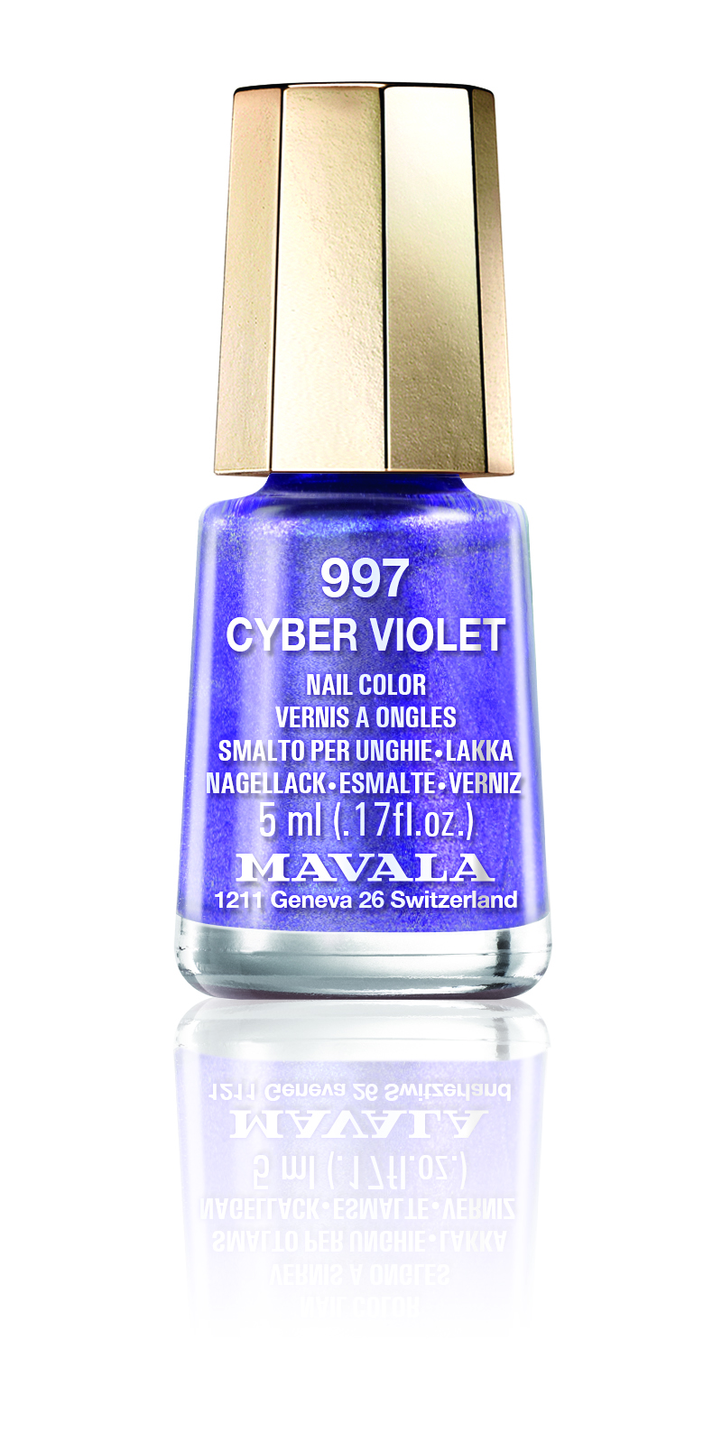 Mavala Cyber Violet nail polish